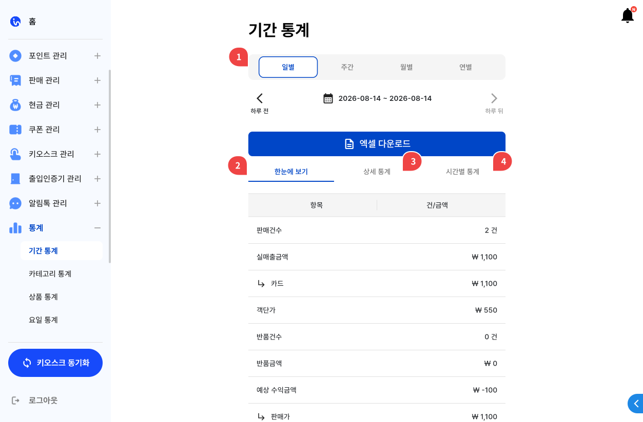 기간 통계